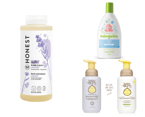 Bath time Faves cover photo collage
