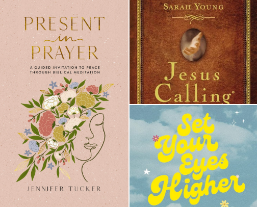 Devotionals that have helped me on my faith journey! cover photo collage