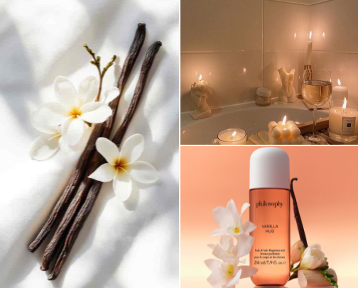 🚿🍦 Warm Vanilla Bliss Shower Routine cover photo collage