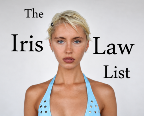 The Iris Law List cover photo collage