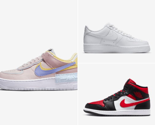 Sports shoes 💪🏼🛍️ cover photo collage