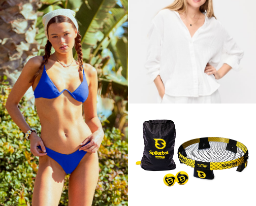 Pale Girl's Guide to the Perfect Beach Day cover photo collage