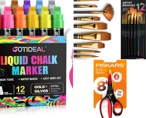 When it comes to art, if you have a child anything like mine, you probably need most of these items—or you might even have them already! 🎨🖌️ Kids love getting creative, and having a few basic art supplies on hand can turn an ordinary afternoon into hours of fun. cover photo collage