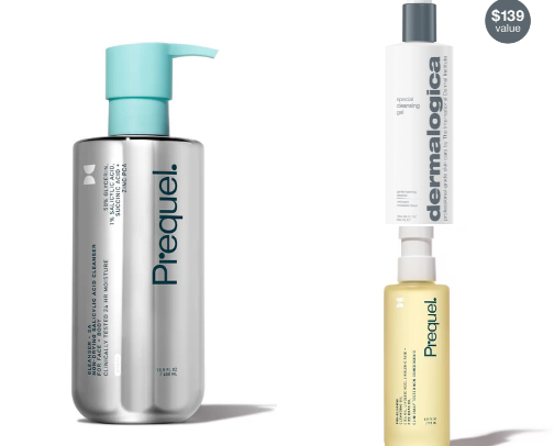 Skincare savings! cover photo collage