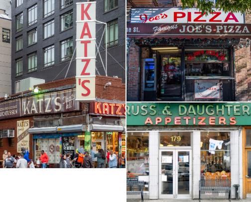 Taste NYC: A Food Lover’s Guide cover photo collage