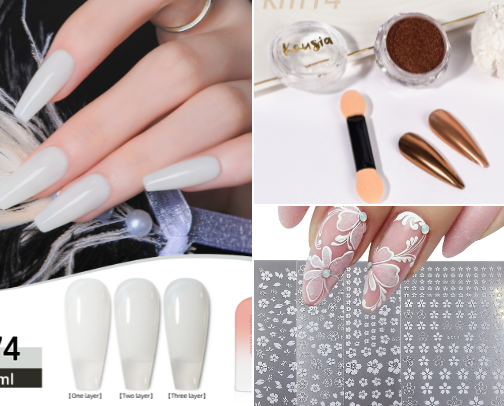 Nail Products (from my hauls) cover photo collage