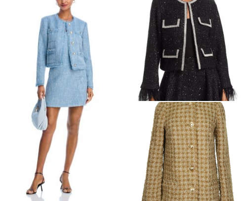 Tweed Luxe-Look Pieces Without the Price Tag cover photo collage