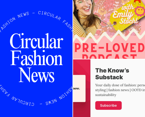 Insider Fashion Reads: Substack voices in style, tech & sustainability cover photo collage