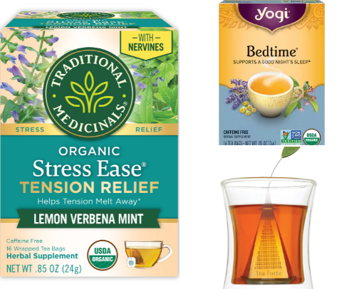 Teas to relax and enjoy. Top herbal tea blends cover photo collage