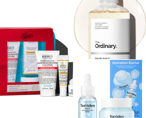 Best Sephora, skincare products. cover photo collage