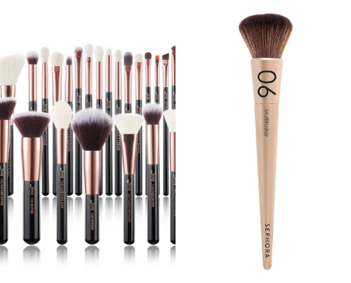 makeup brushes💋💄 cover photo collage