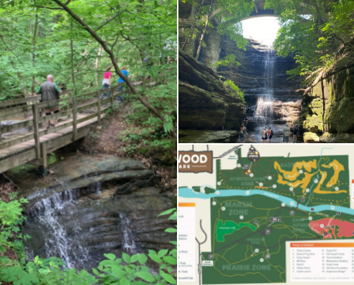 Hiking spots cover photo collage