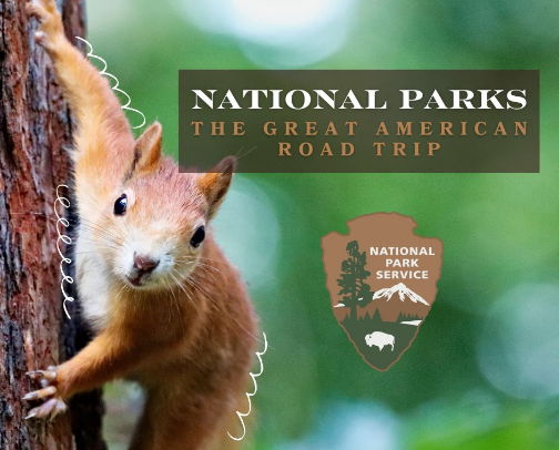 The Great American Road Trip: National Parks Edition cover photo collage