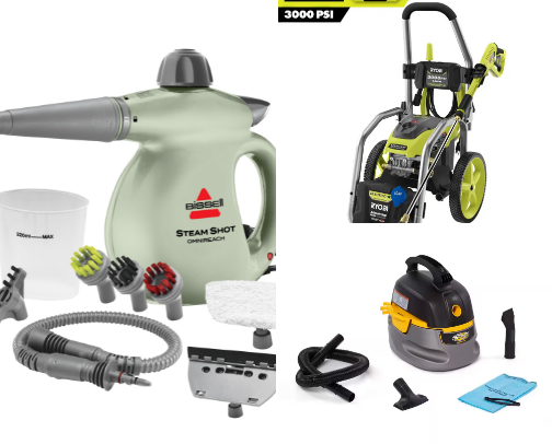 Home Cleaning Machine cover photo collage