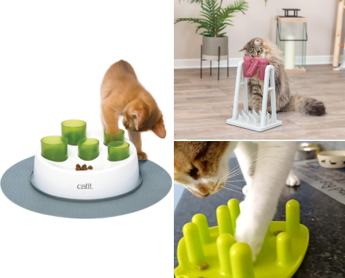 Best interactive cat puzzle feeders that turn mealtimes into playtime cover photo collage
