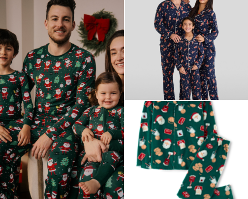 Matching Family Christmas Pajamas! cover photo collage