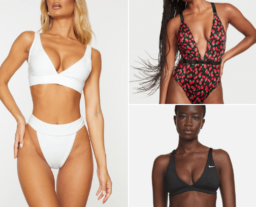 Swimsuit cover photo collage