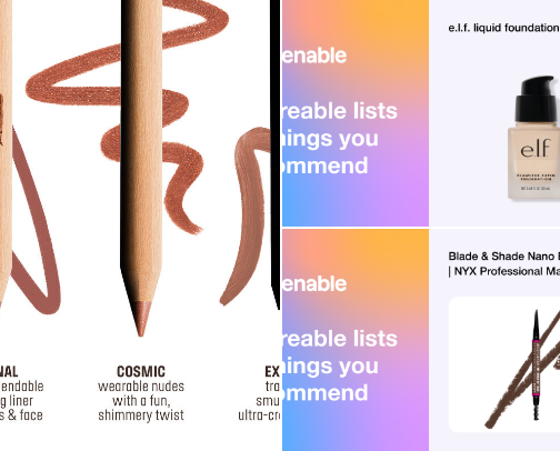 My favorite beauty recs cover photo collage