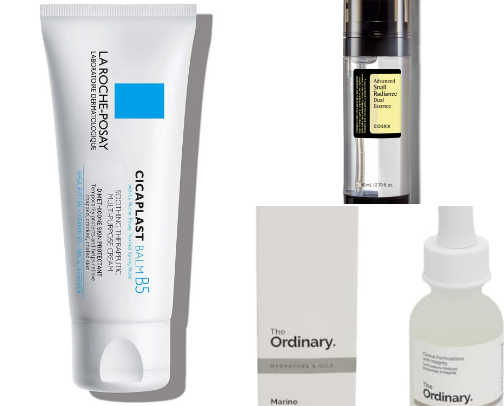 Skincare cover photo collage