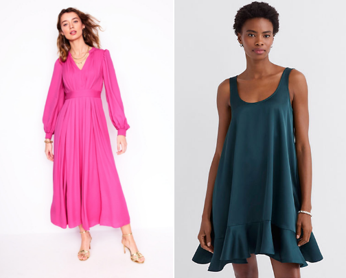 True Winter Color Types: Dresses cover photo collage