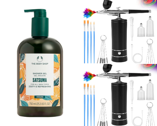 Bath and Body cover photo collage