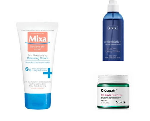 Fav skincare products🧚🏼‍♂️ cover photo collage