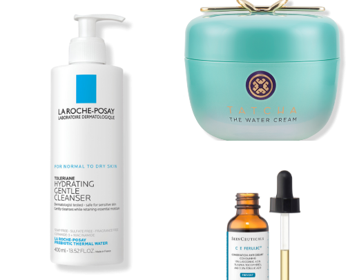 My Favorite Skincare Products That Actually Work cover photo collage