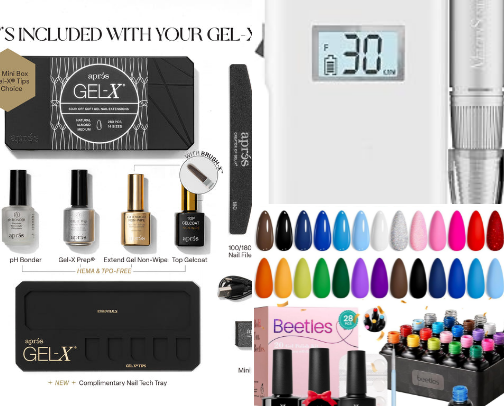 DIY Nail Products cover photo collage
