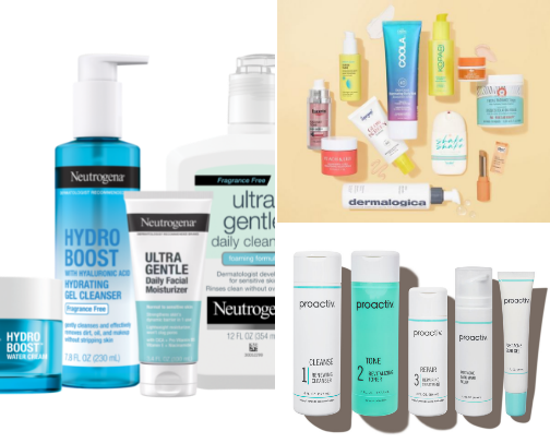Skin care 101 cover photo collage