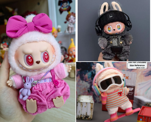 Whimsical Wardrobe, Labubu Style cover photo collage