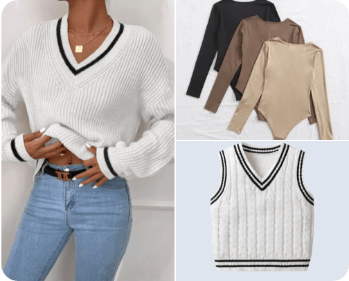 autumn clothes for college cover photo collage