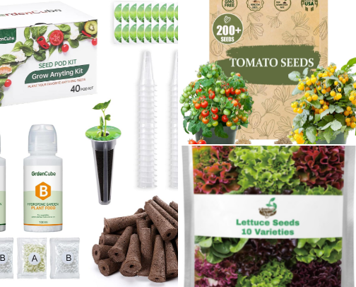 Hydroponics & Gardening cover photo collage