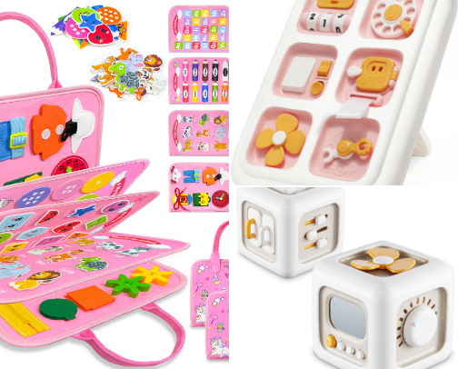 Holiday Travel Toys for Babies & Toddlers cover photo collage