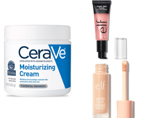 Makeup routine for the perfect glowy face cover photo collage