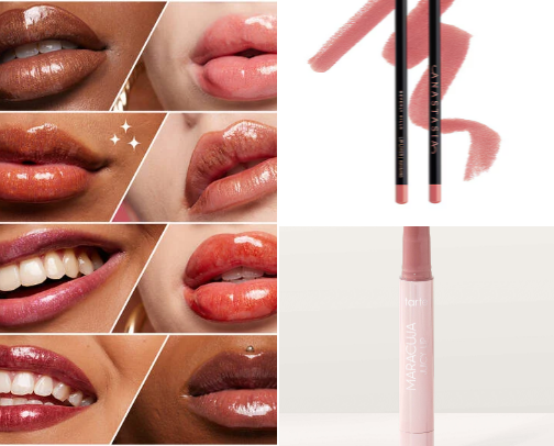 Luscious Lips cover photo collage