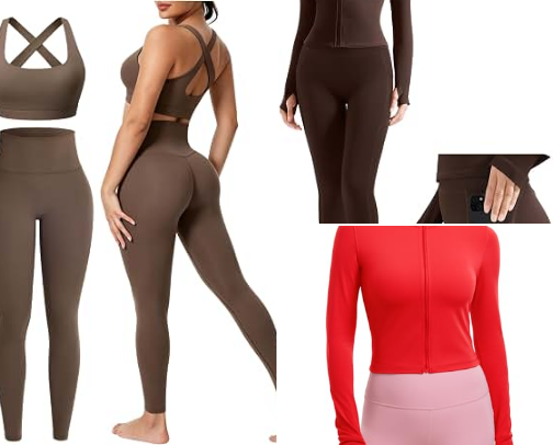 Best It-Girl Activewear Sets for a Stylish Workout Look cover photo collage