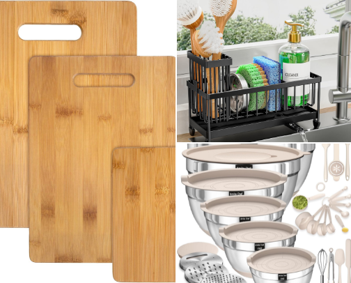 Amazon kitchen supplies cover photo collage