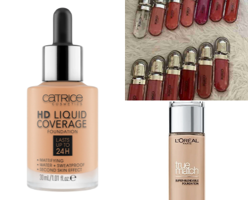 My must haves make - up products cover photo collage