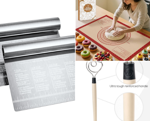 My sourdough essentials cover photo collage