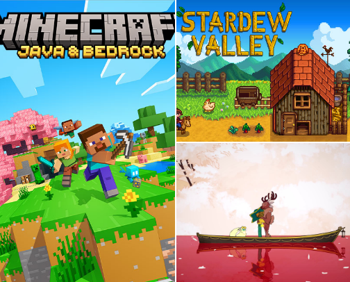 Shy's Game Library cover photo collage