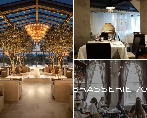 Montreal restaurant cover photo collage