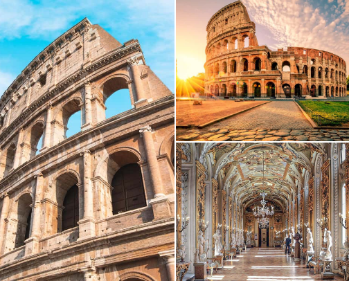 Roman Treasures you have to see & experience at least once in your life! cover photo collage
