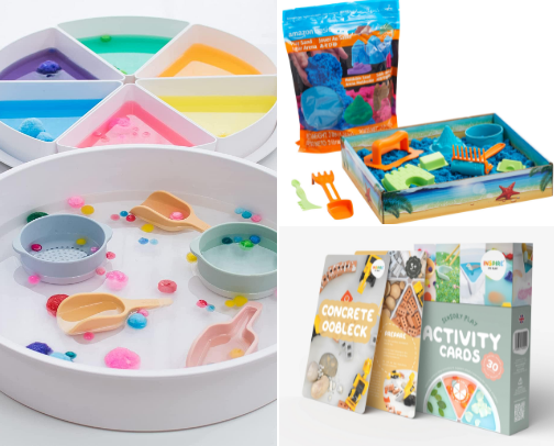 Sensory toys for kids👧🧒 cover photo collage