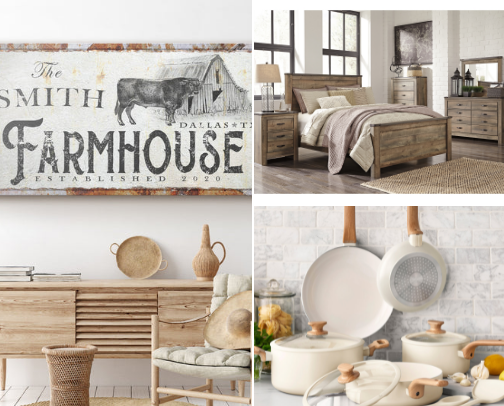 Farmhouse Aesthetic cover photo collage