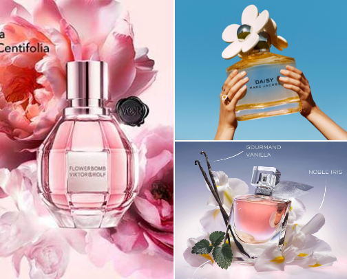 Perfect perfumes and body mists 🎀 cover photo collage