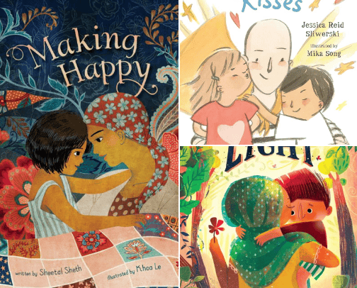 Healing Stories: Picture Books to Help Kids Navigate Cancer cover photo collage