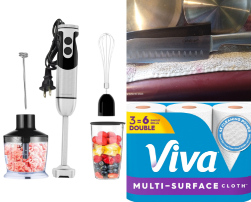 Kitchen gadgets cover photo collage