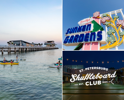 See · Eat · Do: Saint Petersburg, FL cover photo collage
