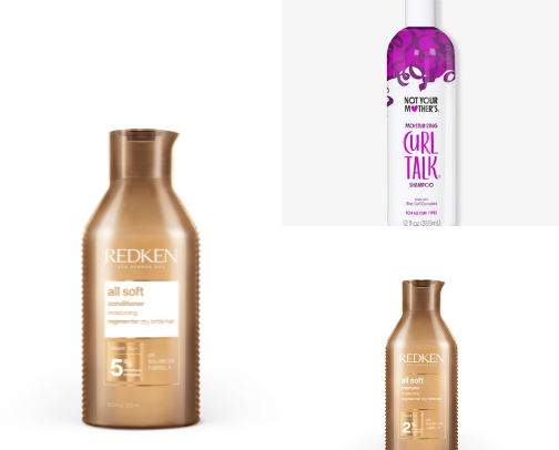 Curly hair must haves cover photo collage