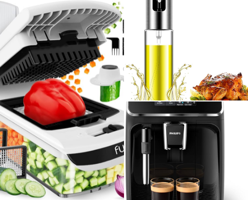 Kitchen, Gym & Beauty Deals cover photo collage